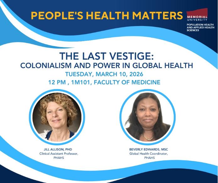 Graphic for Peoples Health Matters series March 10 2026